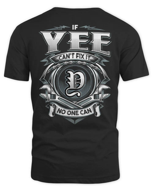 YEE AP81-K4-626 - Personalized Ahmed Quote Apparel “If Ahmed Can't Fix It, No One Can” - Unisex Standard T-Shirt - Black