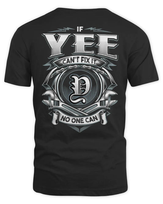 YEE AP81-K4-626 - Personalized Ahmed Quote Apparel “If Ahmed Can't Fix It, No One Can” - Unisex Standard T-Shirt - Black