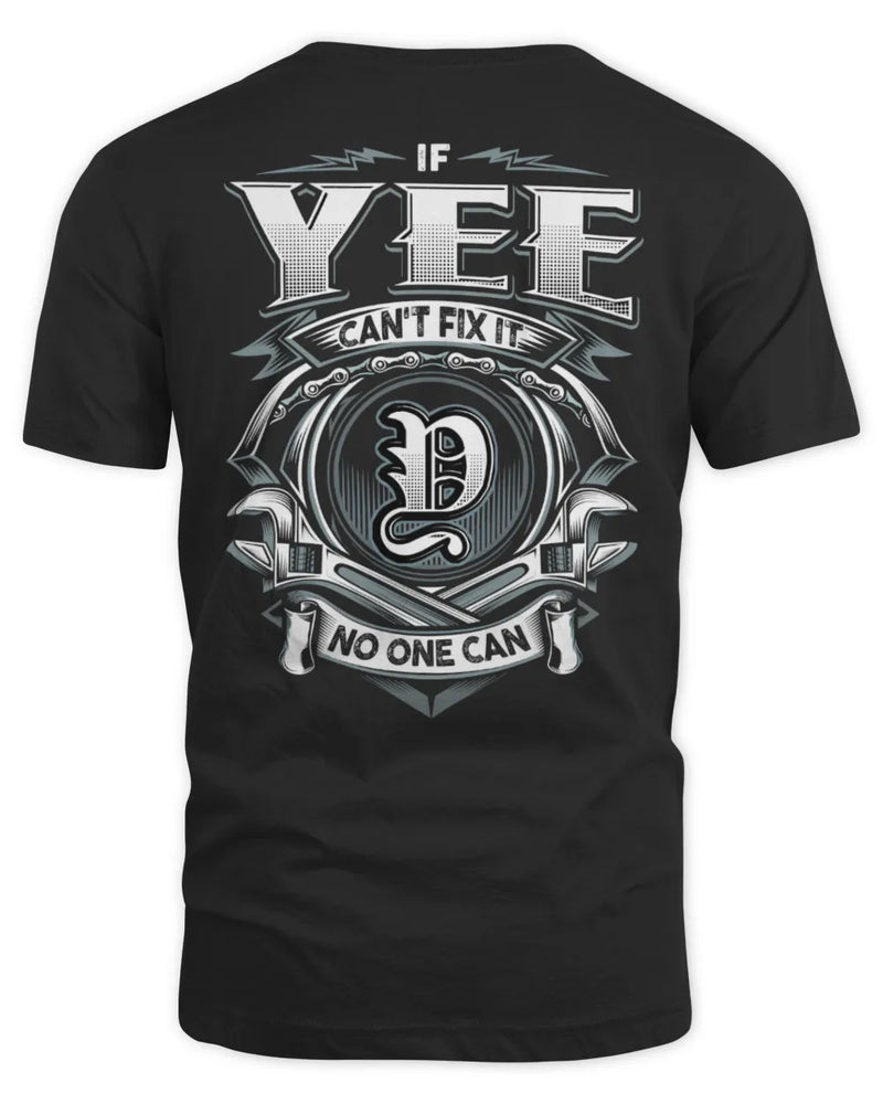 YEE AP81-K4-626 - Personalized Ahmed Quote Apparel “If Ahmed Can't Fix It, No One Can” - Unisex Standard T-Shirt - Black