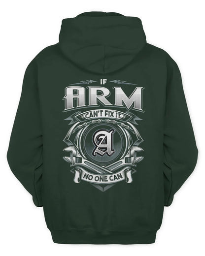ARM AP81-K4-626 - Personalized Ahmed Quote Apparel “If Ahmed Can't Fix It, No One Can” - Unisex Hoodie - Forest Green