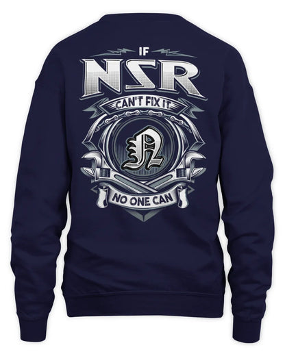 NSR AP81-K4-626 - Personalized Ahmed Quote Apparel “If Ahmed Can't Fix It, No One Can” - Unisex Sweatshirt - Navy
