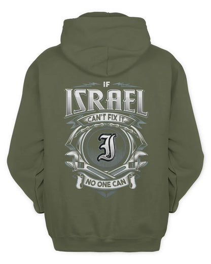 ISRAEL AP81-K4-626 - Personalized Ahmed Quote Apparel “If Ahmed Can't Fix It, No One Can” - Unisex Hoodie - Military Green