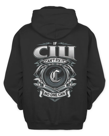 CIU AP81-K4-626 - Personalized Ahmed Quote Apparel “If Ahmed Can't Fix It, No One Can” - Unisex Hoodie - Black