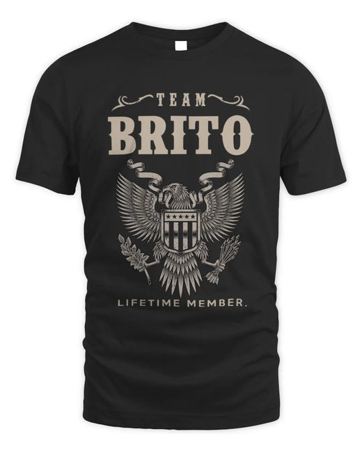 BRITO TP06-K82 – Personalized Classic Style Apparel “Team NAME Lifetime Member”