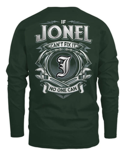JONEL AP81-K4-626 - Personalized Ahmed Quote Apparel “If Ahmed Can't Fix It, No One Can” - Men's Long Sleeved T-Shirt - Forest Green