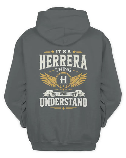 HERRERA KT06-M008 It’s a [NAME] Thing – You Wouldn’t Understand | Personalized Vintage T-Shirt - Unisex Hoodie - Charcoal