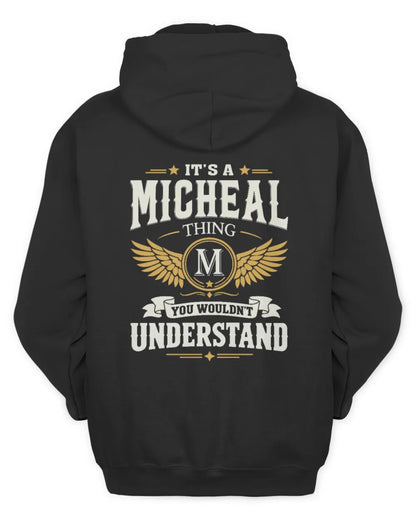 MICHEAL KT06-M008 It’s a [NAME] Thing – You Wouldn’t Understand | Personalized Vintage T-Shirt - Unisex Hoodie - Black