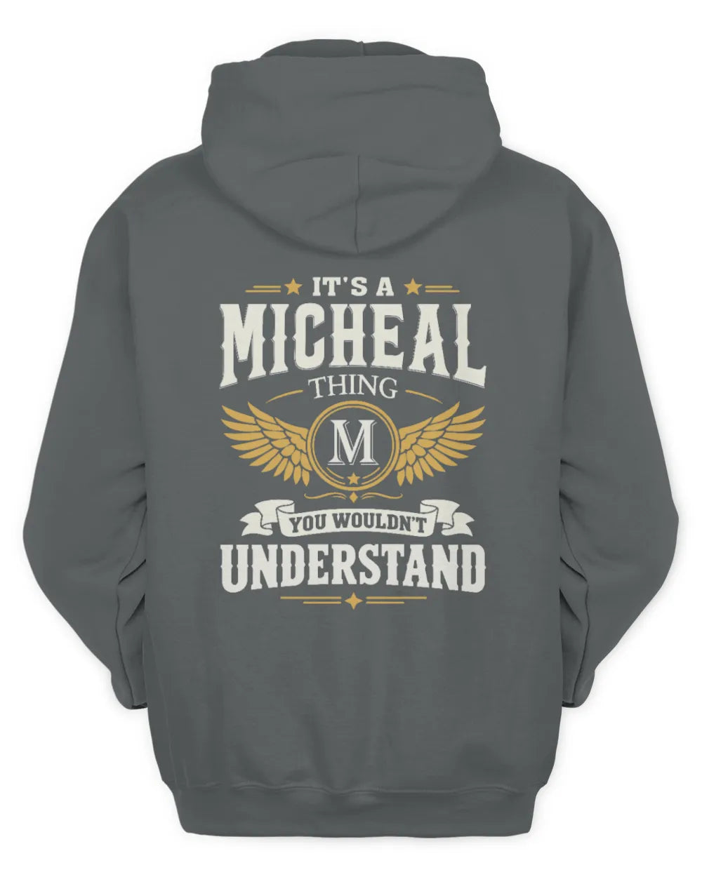 MICHEAL KT06-M008 It’s a [NAME] Thing – You Wouldn’t Understand | Personalized Vintage T-Shirt - Unisex Hoodie - Charcoal