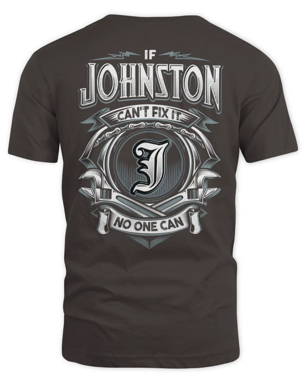 JOHNSTON AP81-K4-626 - Personalized Ahmed Quote Apparel “If Ahmed Can't Fix It, No One Can” - Unisex Standard T-Shirt - Dark Chocolate