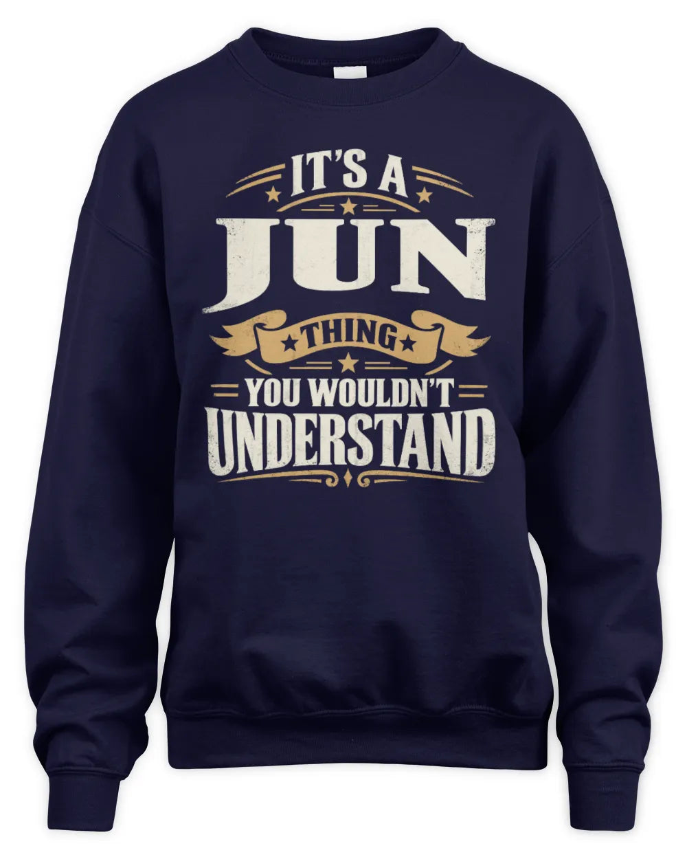 JUN P08 TH51 - Personalized “It’s a/an [NAME] Thing – You Wouldn’t Understand” Shirt - Unisex Sweatshirt - Navy