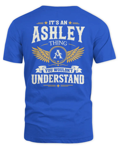 ASHLEY KT06-M008 It’s a [NAME] Thing – You Wouldn’t Understand | Personalized Vintage T-Shirt - Unisex Standard T-Shirt - Royal