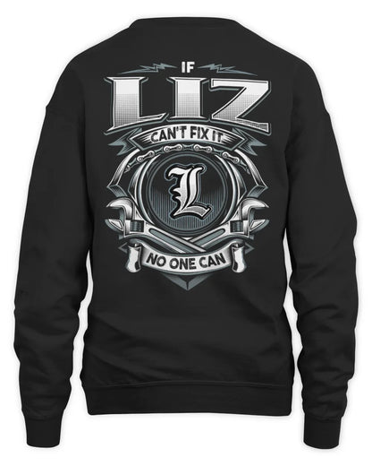 LIZ AP81-K4-626 - Personalized Ahmed Quote Apparel “If Ahmed Can't Fix It, No One Can” - Unisex Sweatshirt - Black