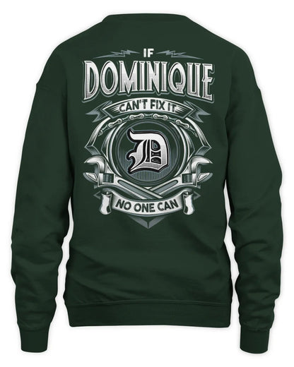 DOMINIQUE AP81-K4-626 - Personalized Ahmed Quote Apparel “If Ahmed Can't Fix It, No One Can” - Unisex Sweatshirt - Forest Green