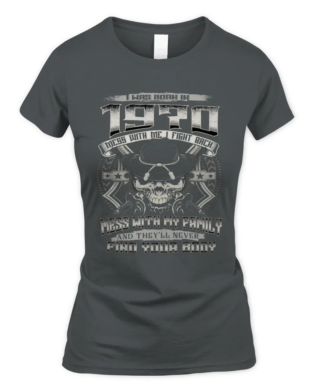 1970 HH89-K2 – Protective Family Quote T-Shirt - Women's Standard T-Shirt - Charcoal