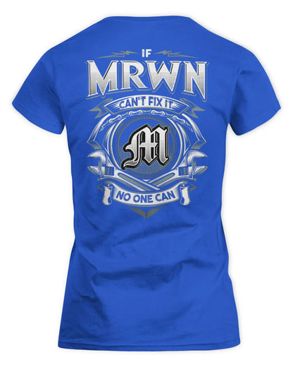 MRWN AP81-K4-626 - Personalized Ahmed Quote Apparel “If Ahmed Can't Fix It, No One Can” - Women's Standard T-Shirt - Royal