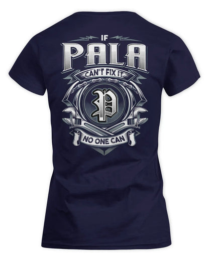 PALA AP81-K4-626 - Personalized Ahmed Quote Apparel “If Ahmed Can't Fix It, No One Can” - Women's Standard T-Shirt - Navy