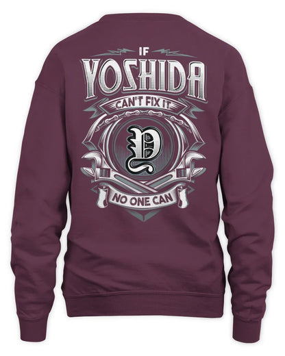 YOSHIDA AP81-K4-626 - Personalized Ahmed Quote Apparel “If Ahmed Can't Fix It, No One Can” - Unisex Sweatshirt - Maroon