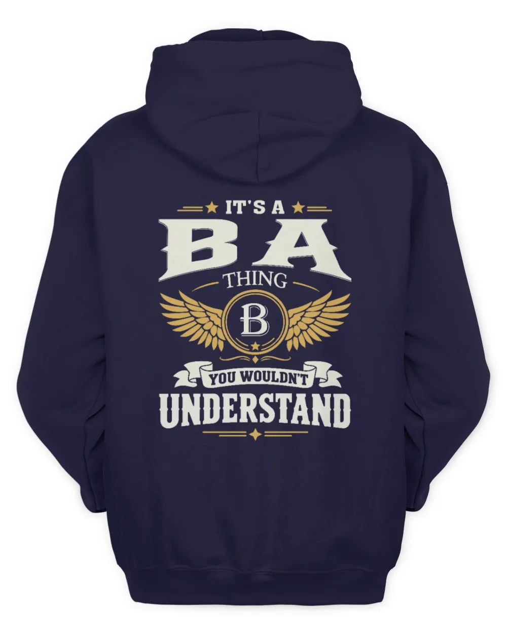 BA KT06-M008 It’s a [NAME] Thing – You Wouldn’t Understand | Personalized Vintage T-Shirt - Unisex Hoodie - Navy