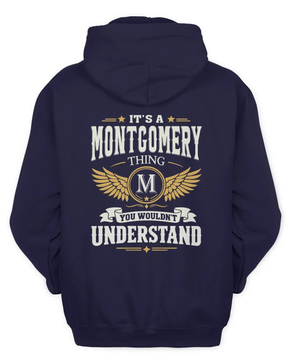 MONTGOMERY KT06-M008 It’s a [NAME] Thing – You Wouldn’t Understand | Personalized Vintage T-Shirt - Unisex Hoodie - Navy