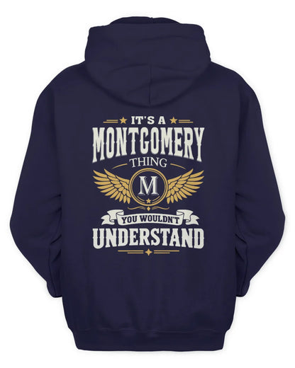 MONTGOMERY KT06-M008 It’s a [NAME] Thing – You Wouldn’t Understand | Personalized Vintage T-Shirt - Unisex Hoodie - Navy