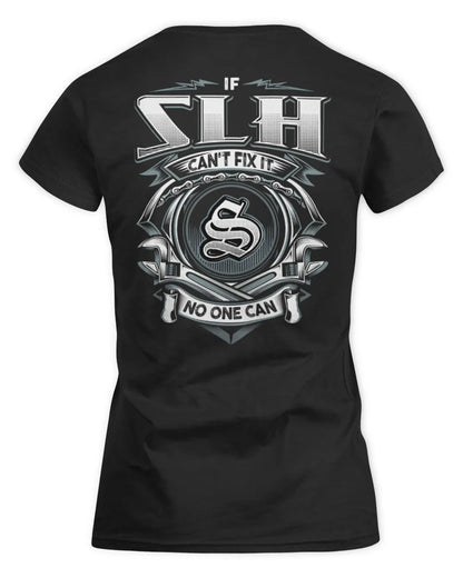 SLH AP81-K4-626 - Personalized Ahmed Quote Apparel “If Ahmed Can't Fix It, No One Can” - Women's Standard T-Shirt - Black