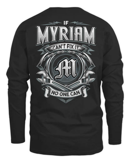 MYRIAM AP81-K4-626 - Personalized Ahmed Quote Apparel “If Ahmed Can't Fix It, No One Can” - Men's Long Sleeved T-Shirt - Black