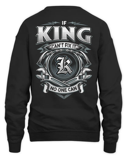 KING AP81-K4-626 - Personalized Ahmed Quote Apparel “If Ahmed Can't Fix It, No One Can” - Unisex Sweatshirt - Black