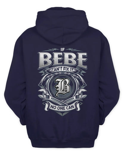 BEBE AP81-K4-626 - Personalized Ahmed Quote Apparel “If Ahmed Can't Fix It, No One Can” - Unisex Hoodie - Navy