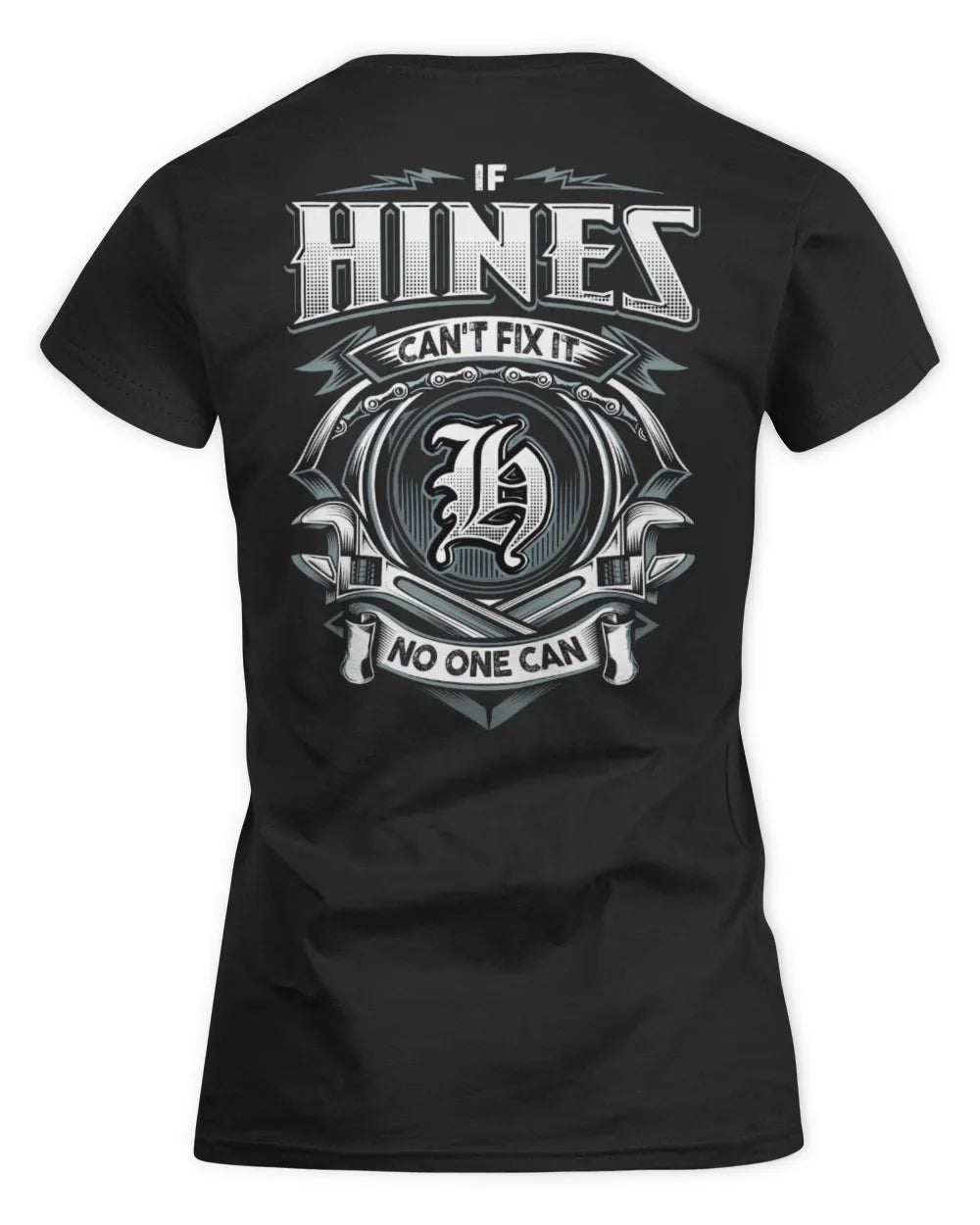 HINES AP81-K4-626 - Personalized Ahmed Quote Apparel “If Ahmed Can't Fix It, No One Can” - Women's Standard T-Shirt - Black