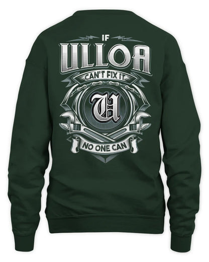 ULLOA AP81-K4-626 - Personalized Ahmed Quote Apparel “If Ahmed Can't Fix It, No One Can” - Unisex Sweatshirt - Forest Green