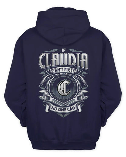 CLAUDIA AP81-K4-626 - Personalized Ahmed Quote Apparel “If Ahmed Can't Fix It, No One Can” - Unisex Hoodie - Navy