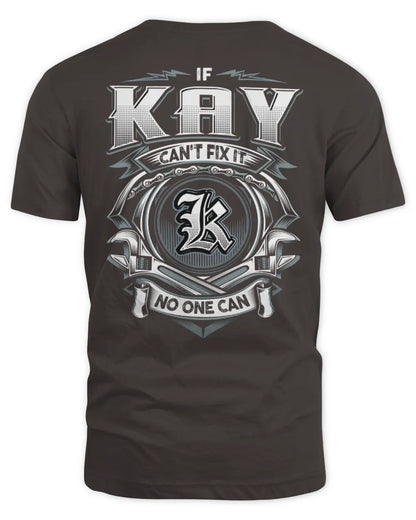 KAY AP81-K4-626 - Personalized Ahmed Quote Apparel “If Ahmed Can't Fix It, No One Can” - Unisex Standard T-Shirt - Dark Chocolate