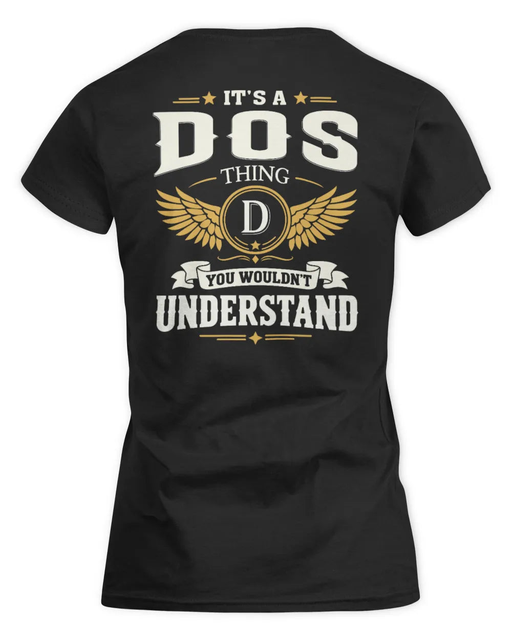 DOS KT06-M008 It’s a [NAME] Thing – You Wouldn’t Understand | Personalized Vintage T-Shirt - Women's Standard T-Shirt - Black