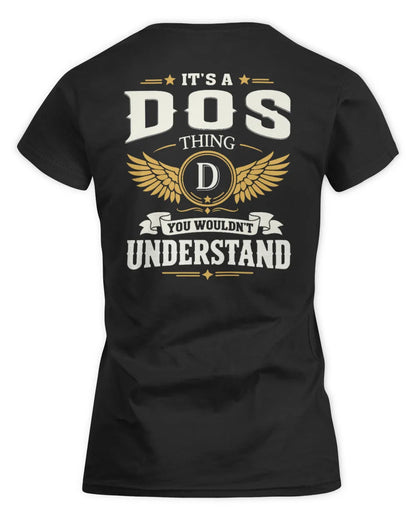 DOS KT06-M008 It’s a [NAME] Thing – You Wouldn’t Understand | Personalized Vintage T-Shirt - Women's Standard T-Shirt - Black