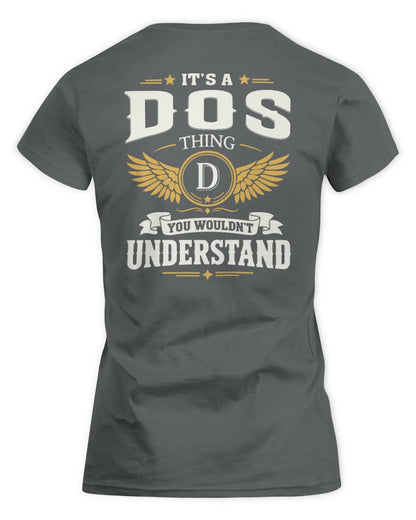 DOS KT06-M008 It’s a [NAME] Thing – You Wouldn’t Understand | Personalized Vintage T-Shirt - Women's Standard T-Shirt - Charcoal