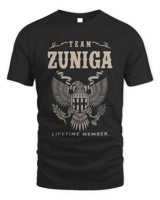 ZUNIGA TP06-K82 – Personalized Classic Style Apparel “Team NAME Lifetime Member”