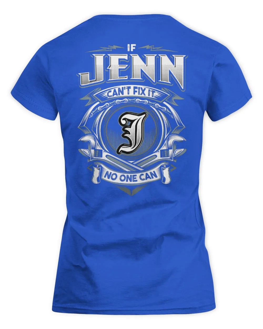 JENN AP81-K4-626 - Personalized Ahmed Quote Apparel “If Ahmed Can't Fix It, No One Can” - Women's Standard T-Shirt - Royal