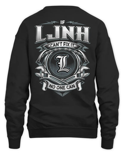 LJNH AP81-K4-626 - Personalized Ahmed Quote Apparel “If Ahmed Can't Fix It, No One Can” - Unisex Sweatshirt - Black