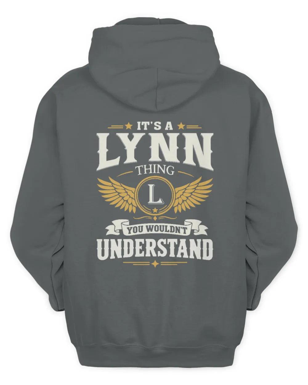 LYNN KT06-M008 It’s a [NAME] Thing – You Wouldn’t Understand | Personalized Vintage T-Shirt - Unisex Hoodie - Charcoal