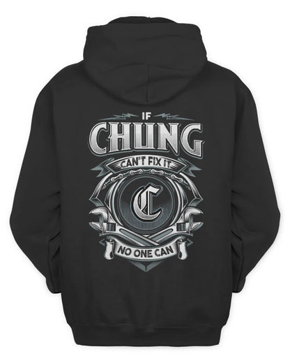CHUNG AP81-K4-626 - Personalized Ahmed Quote Apparel “If Ahmed Can't Fix It, No One Can” - Unisex Hoodie - Black