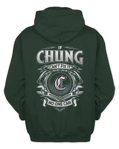 CHUNG AP81-K4-626 - Personalized Ahmed Quote Apparel “If Ahmed Can't Fix It, No One Can” - Unisex Hoodie - Forest Green