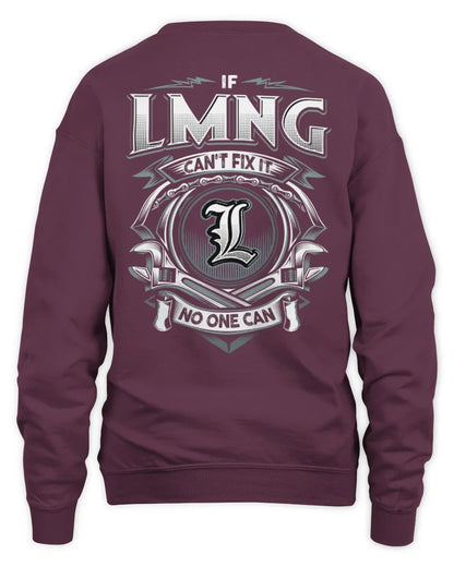 LMNG AP81-K4-626 - Personalized Ahmed Quote Apparel “If Ahmed Can't Fix It, No One Can” - Unisex Sweatshirt - Maroon