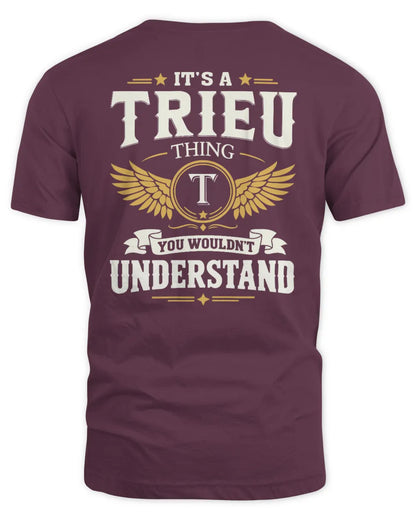 TRIEU KT06-M008 It’s a [NAME] Thing – You Wouldn’t Understand | Personalized Vintage T-Shirt - Unisex Standard T-Shirt - Maroon