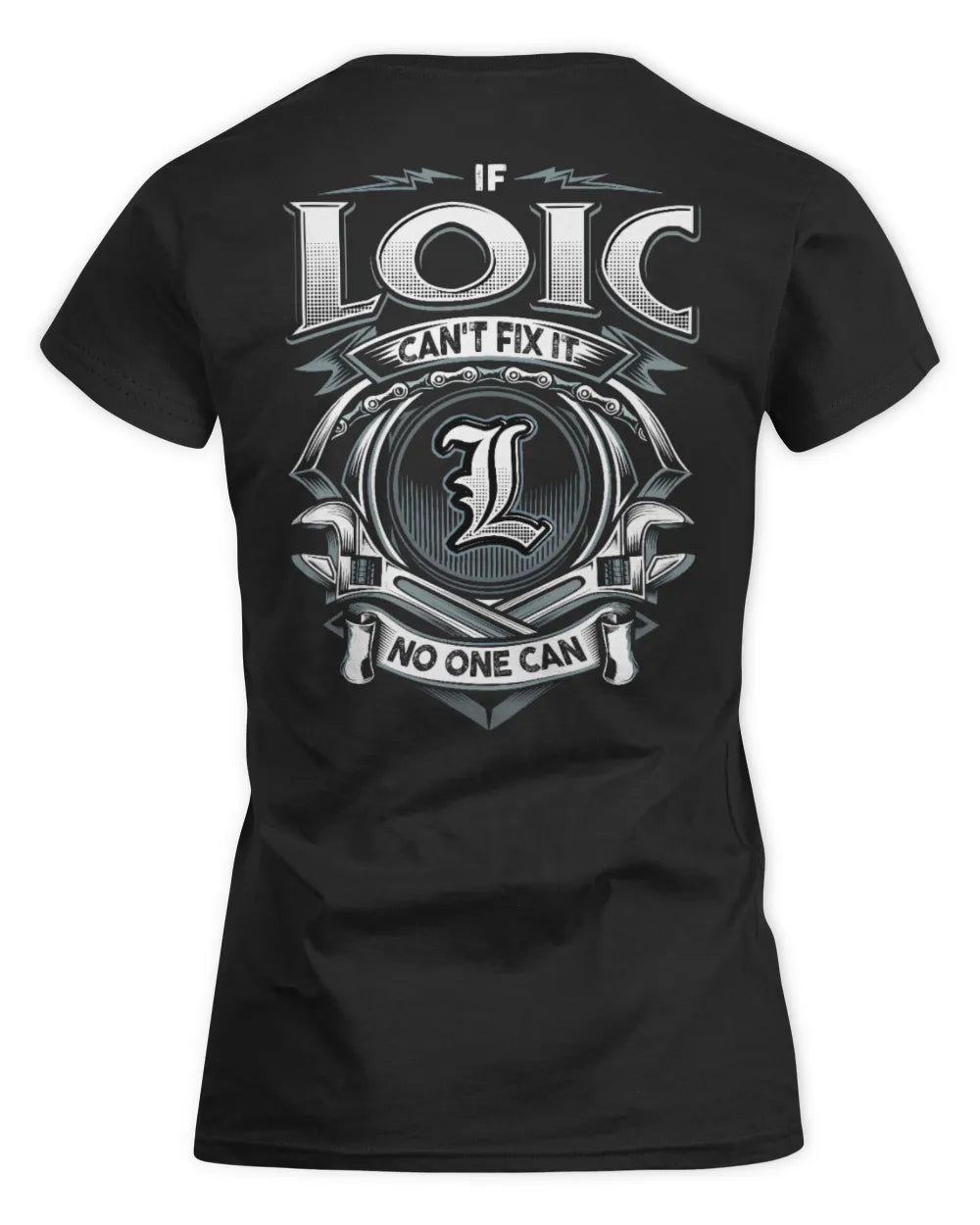 LOIC AP81-K4-626 - Personalized Ahmed Quote Apparel “If Ahmed Can't Fix It, No One Can” - Women's Standard T-Shirt - Black