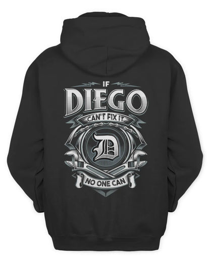 DIEGO AP81-K4-626 - Personalized Ahmed Quote Apparel “If Ahmed Can't Fix It, No One Can” - Unisex Hoodie - Black