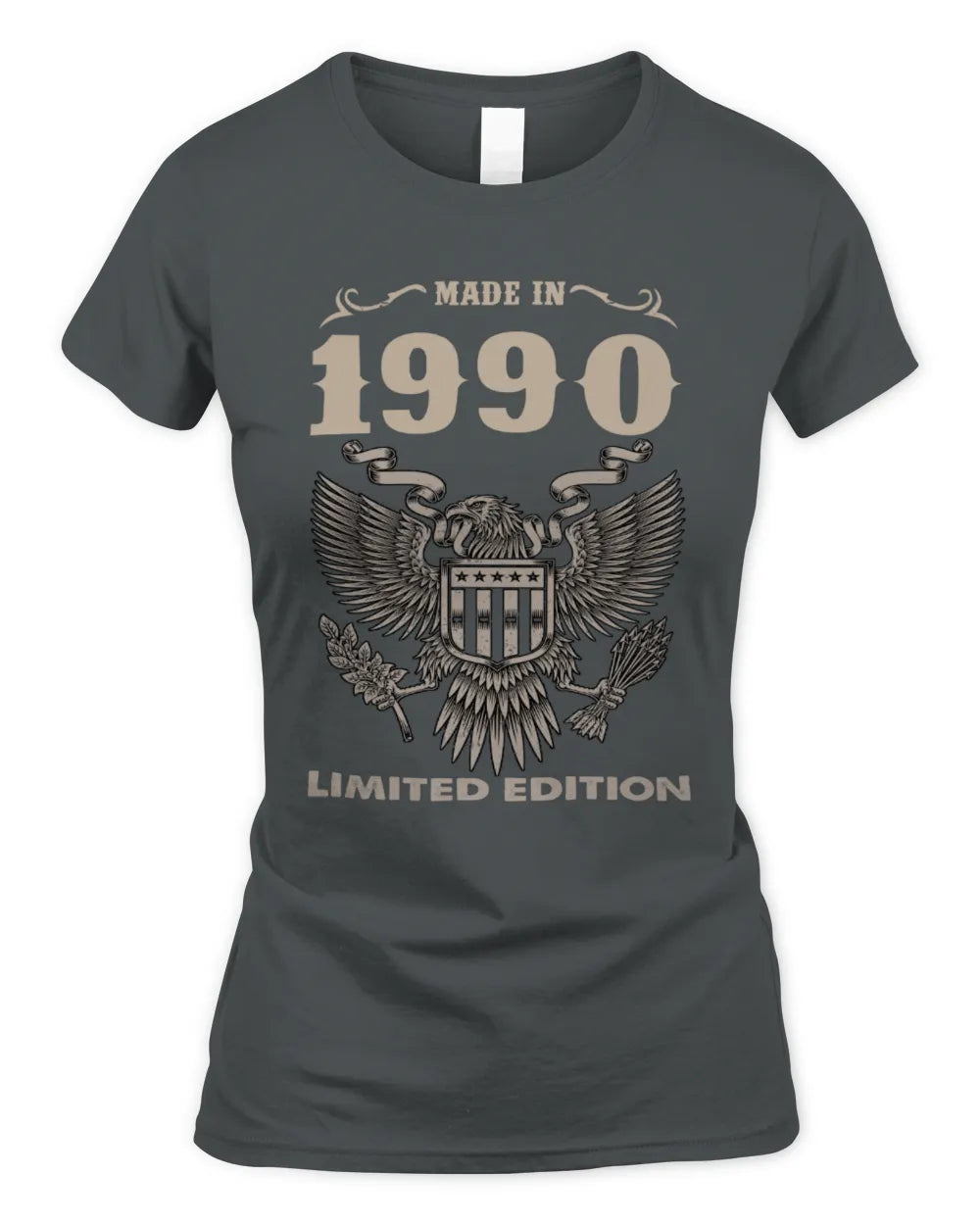 1990 HH89-K2 – Classic Birth Year Limited Edition T-Shirt - Women's Standard T-Shirt - Charcoal
