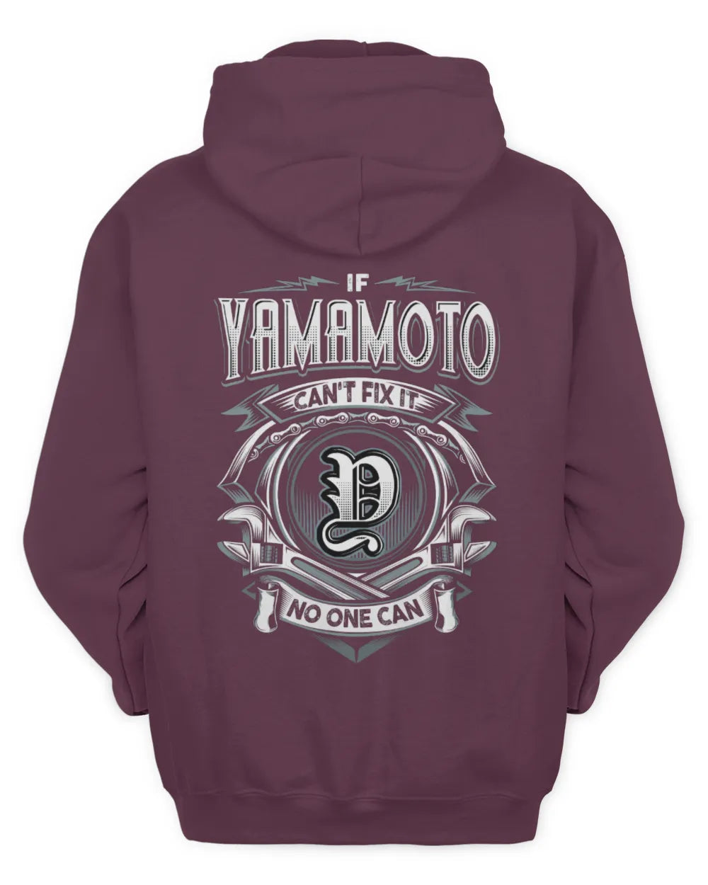 YAMAMOTO AP81-K4-626 - Personalized Ahmed Quote Apparel “If Ahmed Can't Fix It, No One Can” - Unisex Hoodie - Maroon