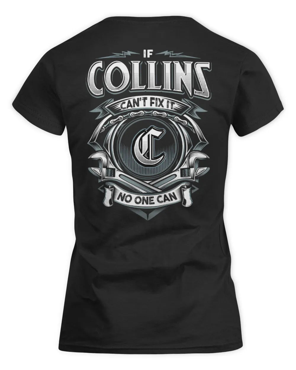 COLLINS AP81-K4-626 - Personalized Ahmed Quote Apparel “If Ahmed Can't Fix It, No One Can” - Women's Standard T-Shirt - Black