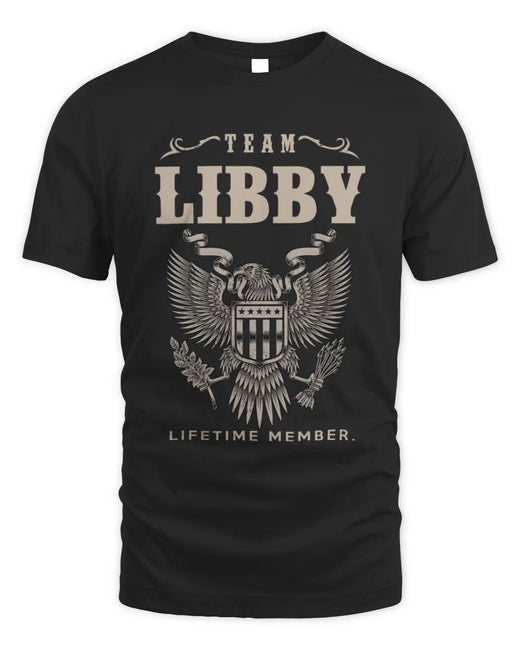 LIBBY TP06-K82 – Personalized Classic Style Apparel “Team NAME Lifetime Member”