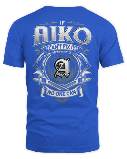 AIKO AP81-K4-626 - Personalized Ahmed Quote Apparel “If Ahmed Can't Fix It, No One Can” - Unisex Standard T-Shirt - Royal